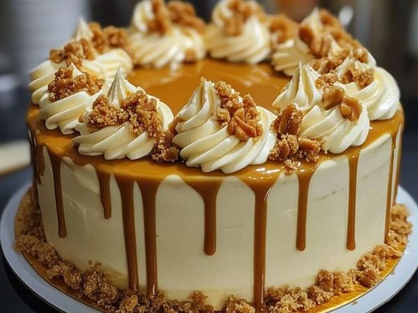 Butterscotch Praline Cake